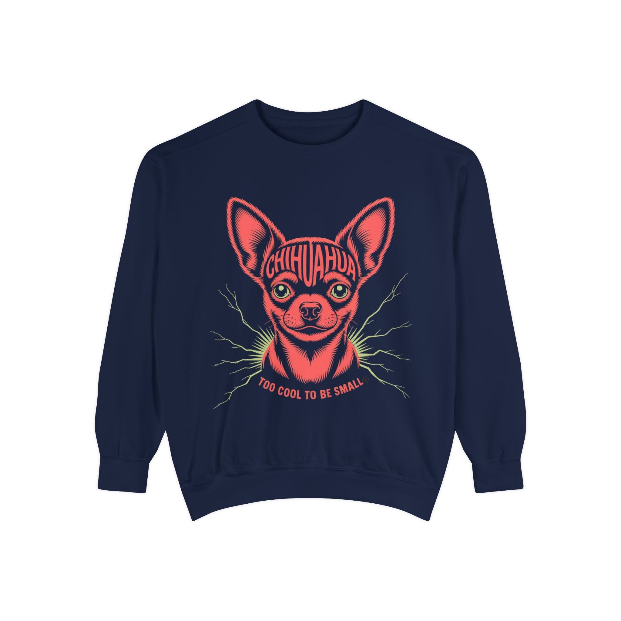 Too Cool To Be Small Chihuahua Unisex Garment-Dyed Sweatshirt Chihuahua Sweatshirt - Vintage Style, Unisex Cozy Top for Dog Lovers, Perfect Gift for Birthdays, Holidays, Pet Celebrations, Fun [...]
