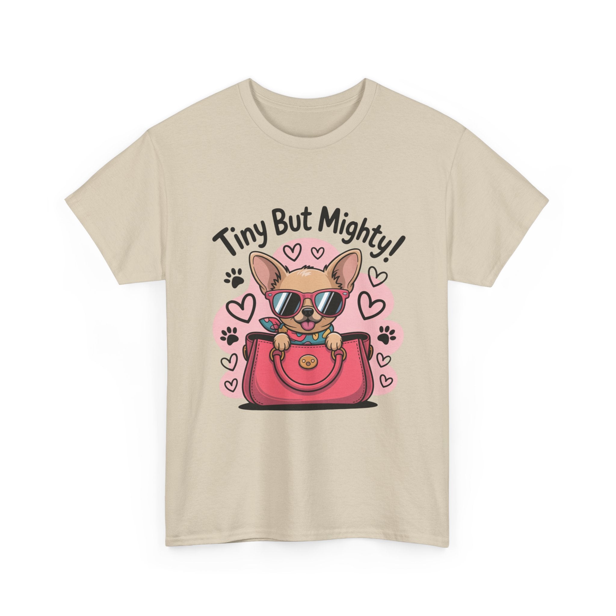 Tiny But Mighty Chihuahua Unisex Heavy Cotton Tee
