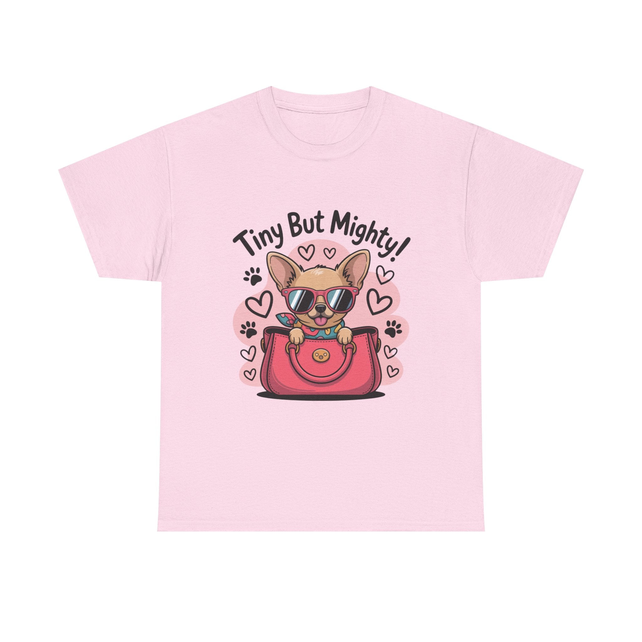 Tiny But Mighty Chihuahua Unisex Heavy Cotton Tee