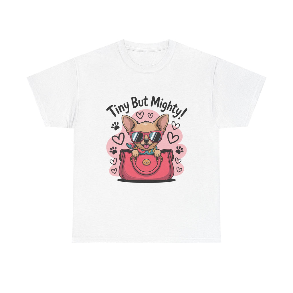 Tiny But Mighty Chihuahua Unisex Heavy Cotton Tee