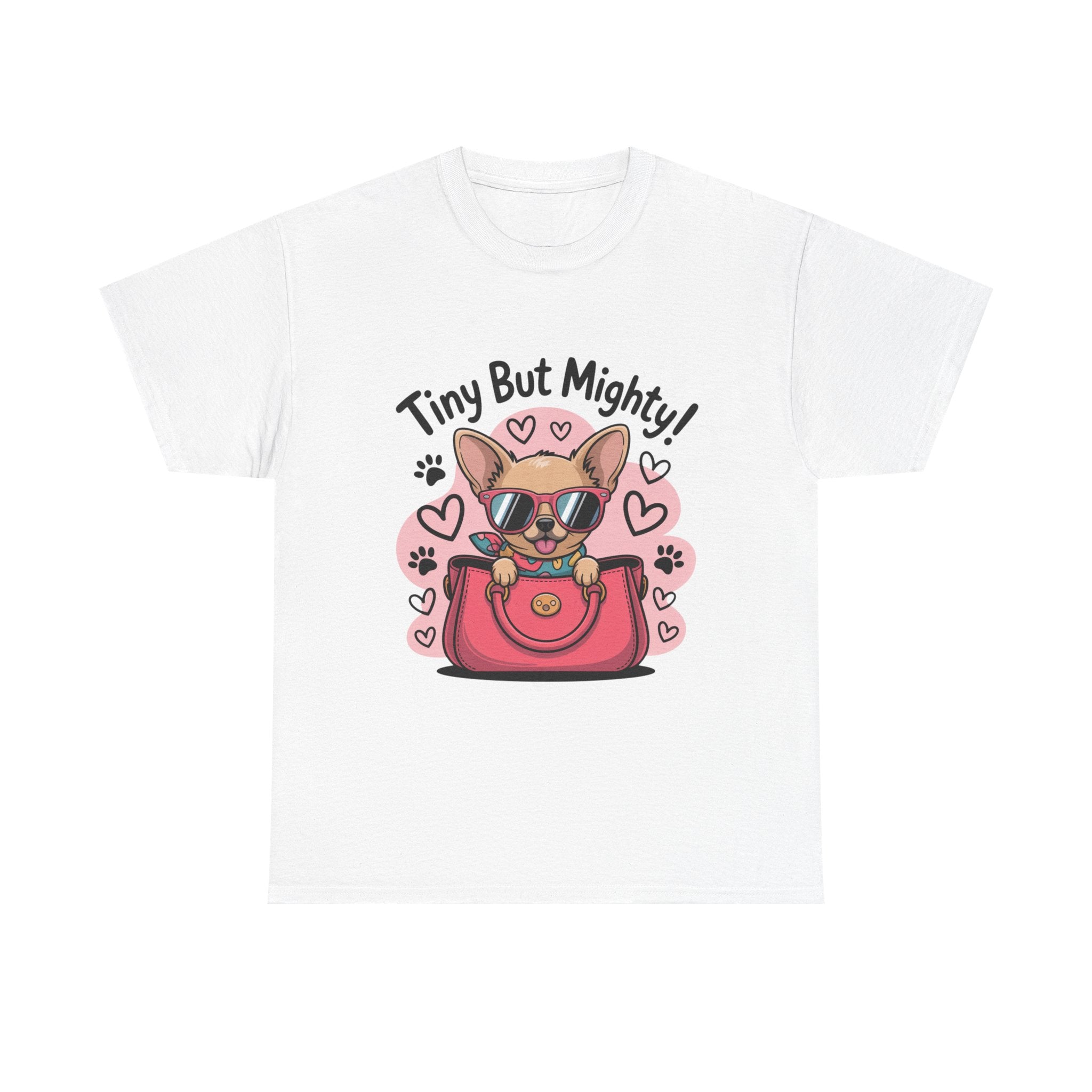 Tiny But Mighty Chihuahua Unisex Heavy Cotton Tee