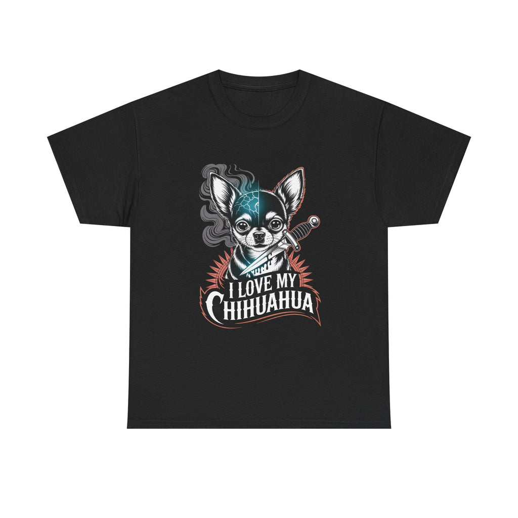 I Love My Chihuahua Unisex Heavy Cotton Tee - Perfect Gift for Dog Lovers, Pet Owners, Chihuahua Enthusiasts, Casual Wear, Dog-Themed [...]