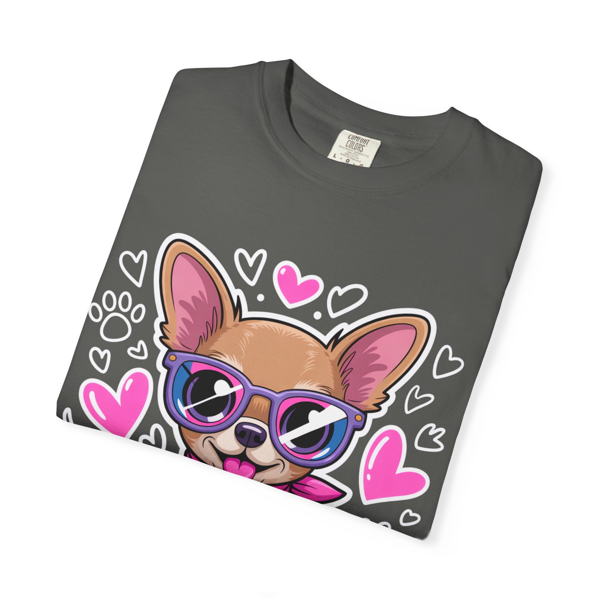 Tiny But Mighty Chihuahua Unisex Garment-Dyed T-Shirt – Bold Style, Timeless Comfort