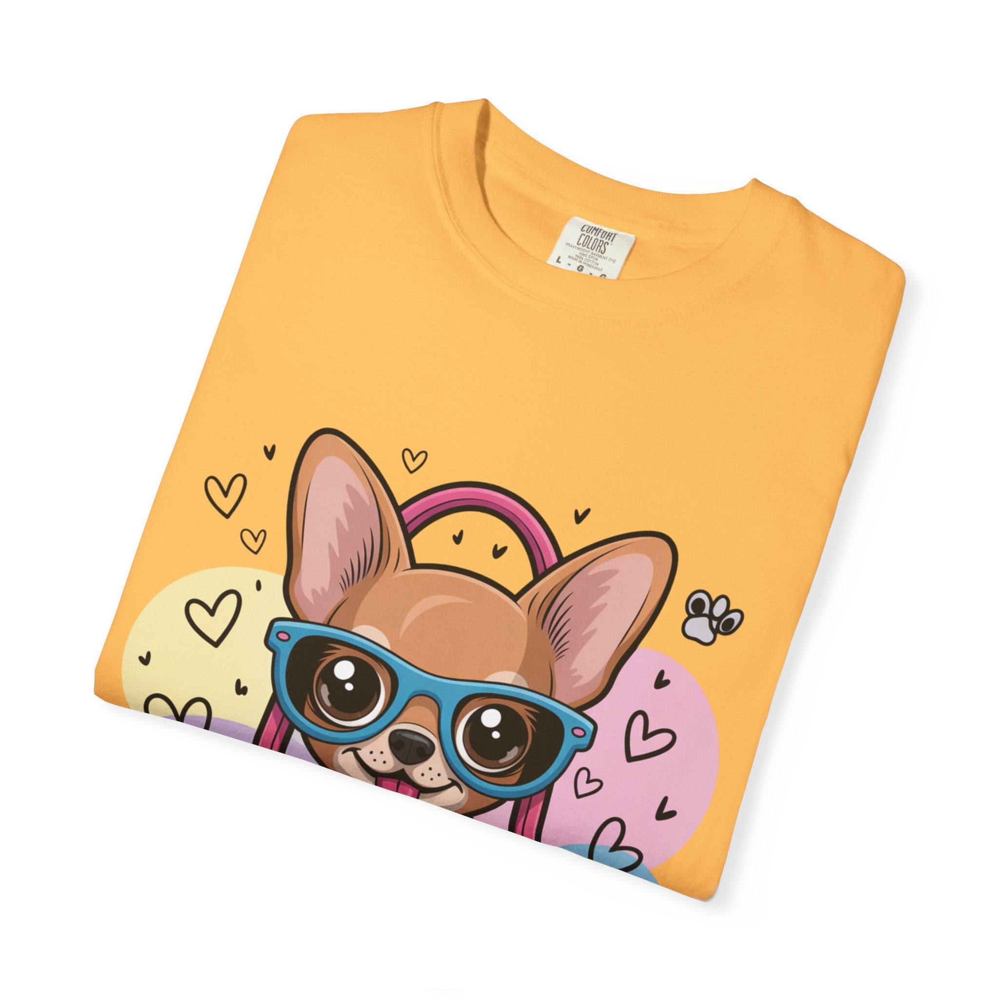 Tiny But Mighty Unisex Garment-Dyed T-shirt Tiny But Mighty! Unisex Garment-Dyed T-shirt, Cute Dog Tee, Pet Lover Gift, Casual Wear, Birthday Gift, Dog Mom Shirt