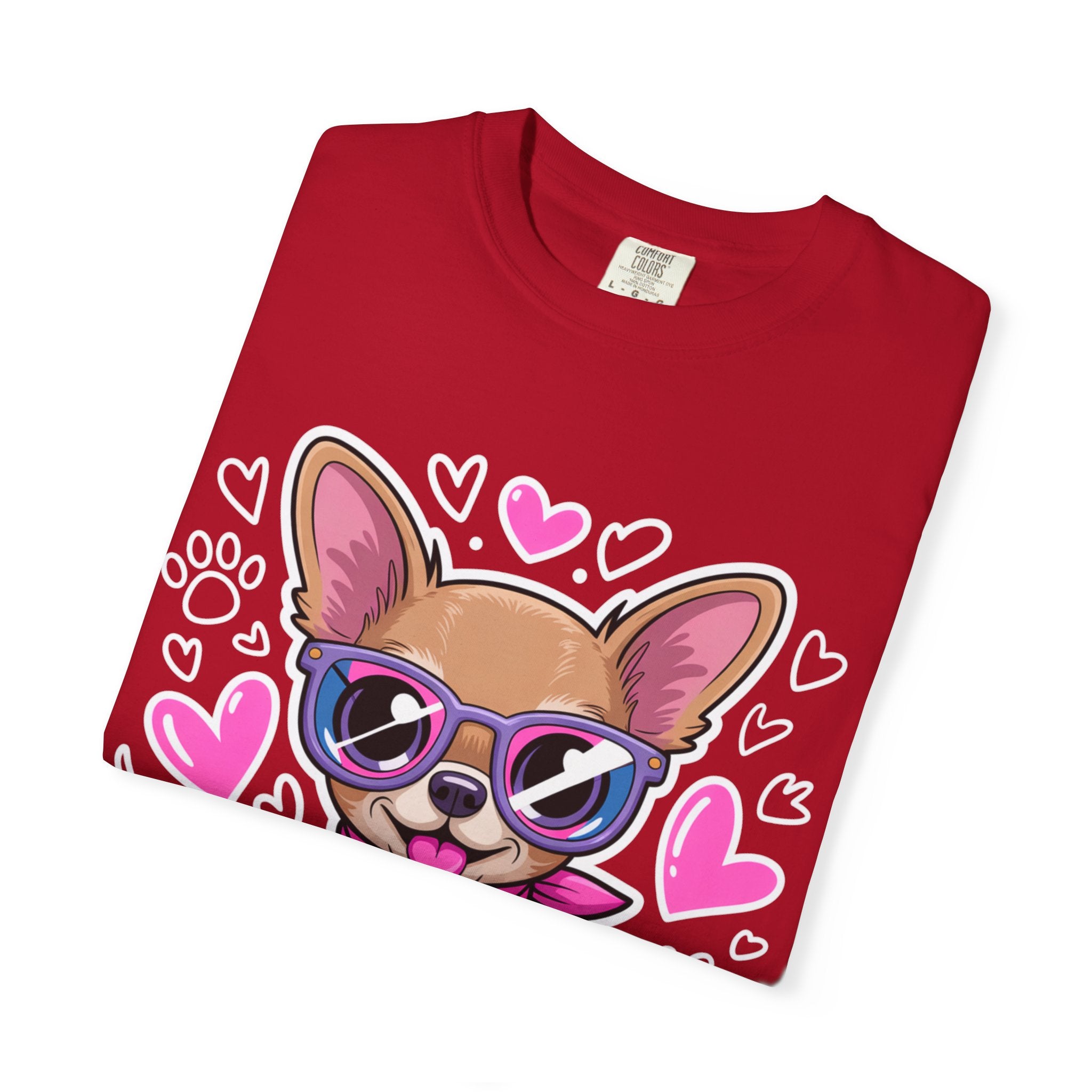 Tiny But Mighty Chihuahua Unisex Garment-Dyed T-Shirt – Bold Style, Timeless Comfort