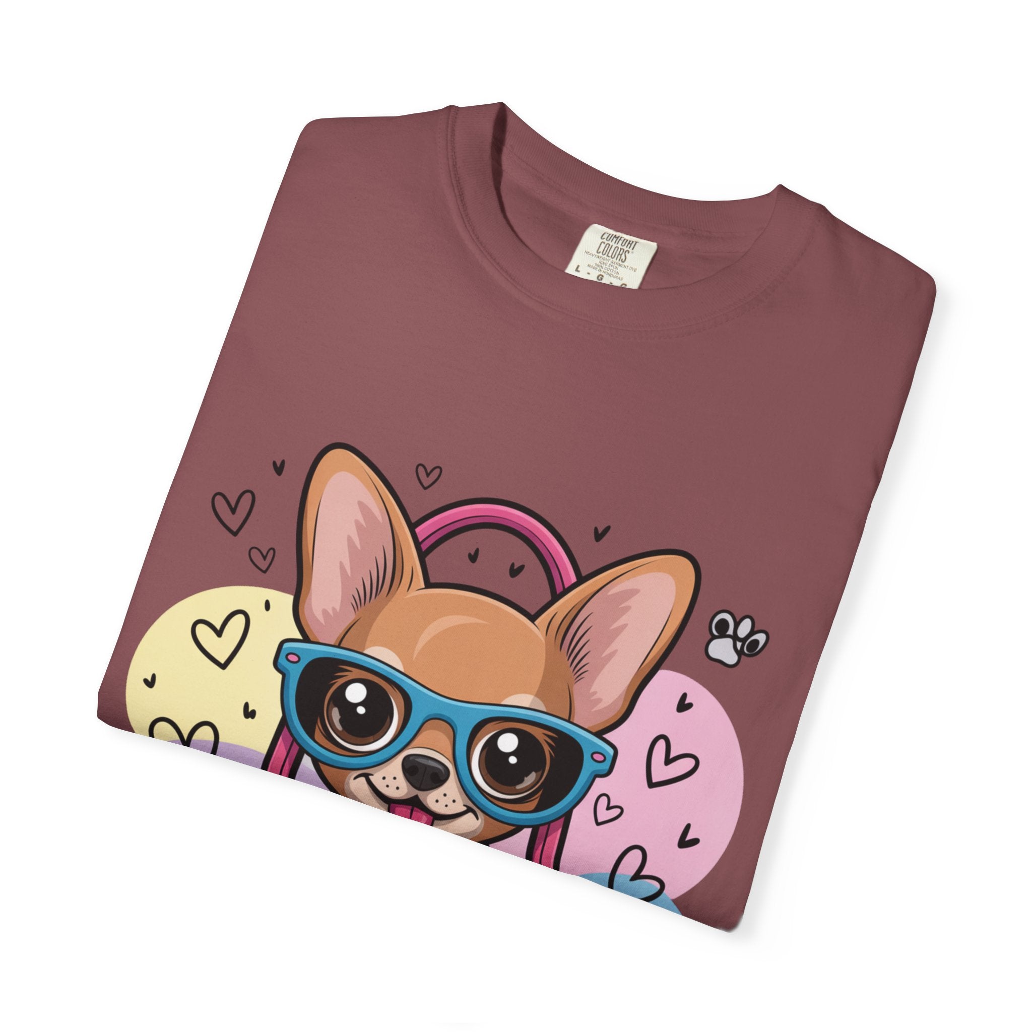 Tiny But Mighty Unisex Garment-Dyed T-shirt Tiny But Mighty! Unisex Garment-Dyed T-shirt, Cute Dog Tee, Pet Lover Gift, Casual Wear, Birthday Gift, Dog Mom Shirt