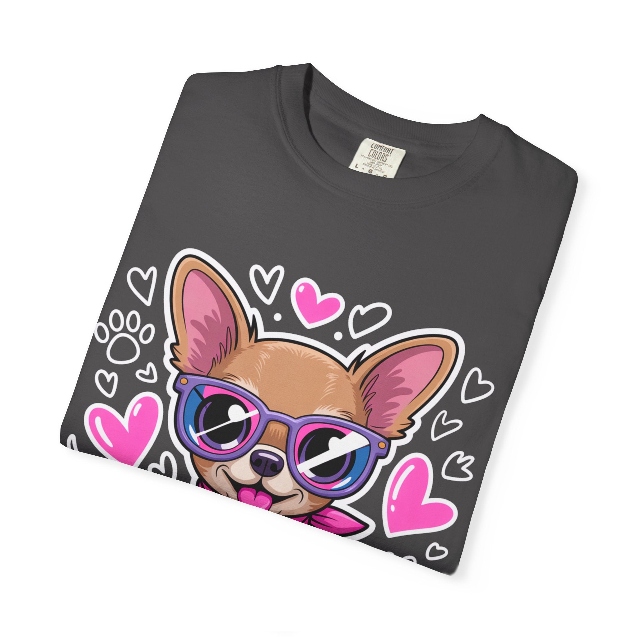 Tiny But Mighty Chihuahua Unisex Garment-Dyed T-Shirt – Bold Style, Timeless Comfort