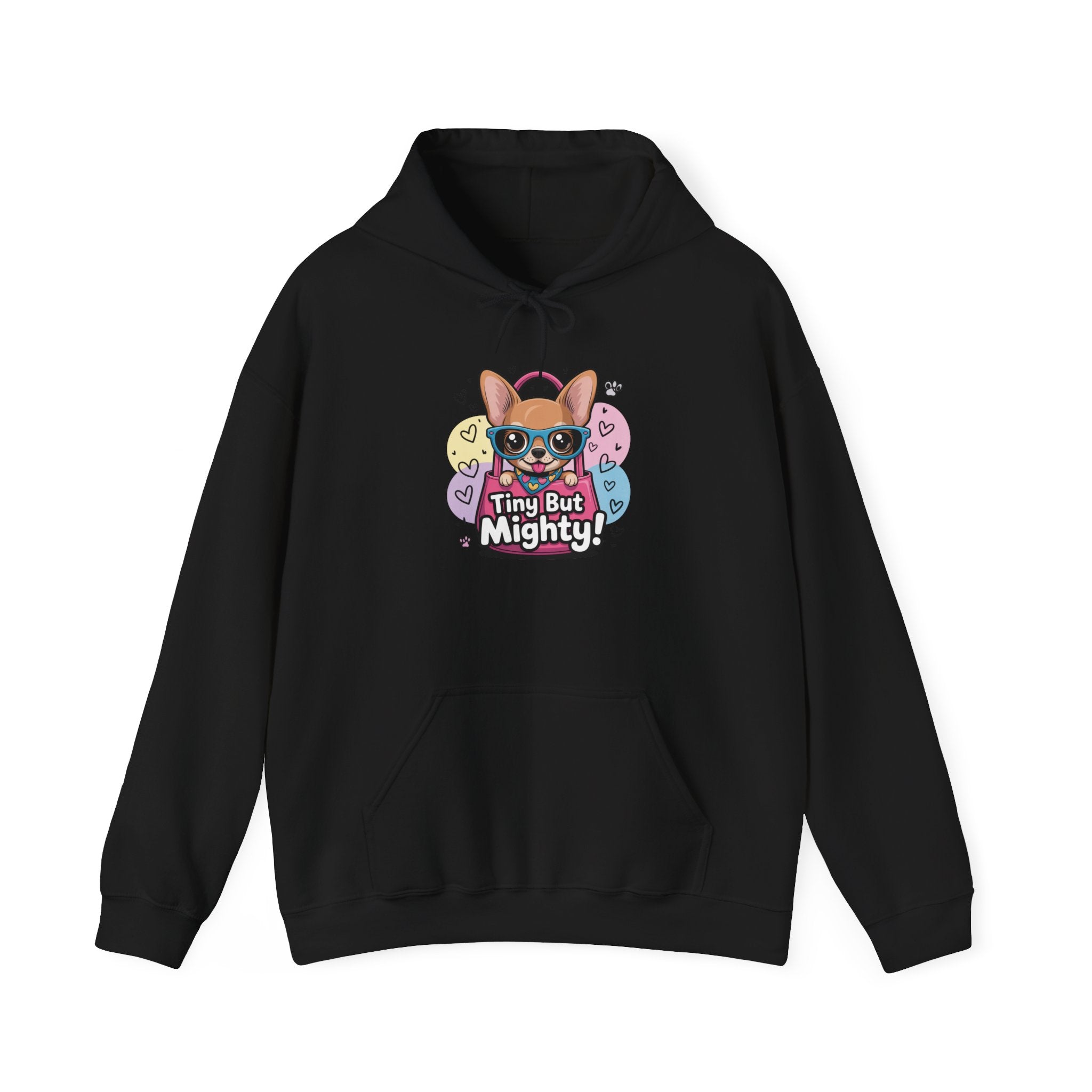 Tiny But Mighty Unisex Heavy Blend™ Hooded Sweatshirt Tiny But Mighty Unisex Hoodie, Cute Pet Lover Gift, Funny Sweatshirt, Dog Lover Apparel, Fun Everyday Wear
