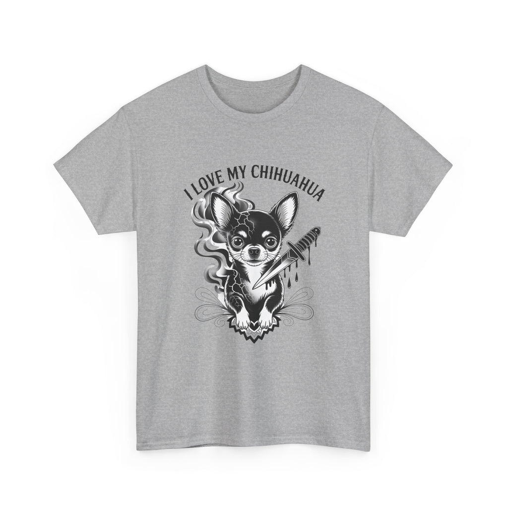 Chihuahua Love Tee, Cute Dog Shirt, Unisex Cotton Tee, Pet Lover Gift, Animal Lover Apparel, Gifts for Dog Owners