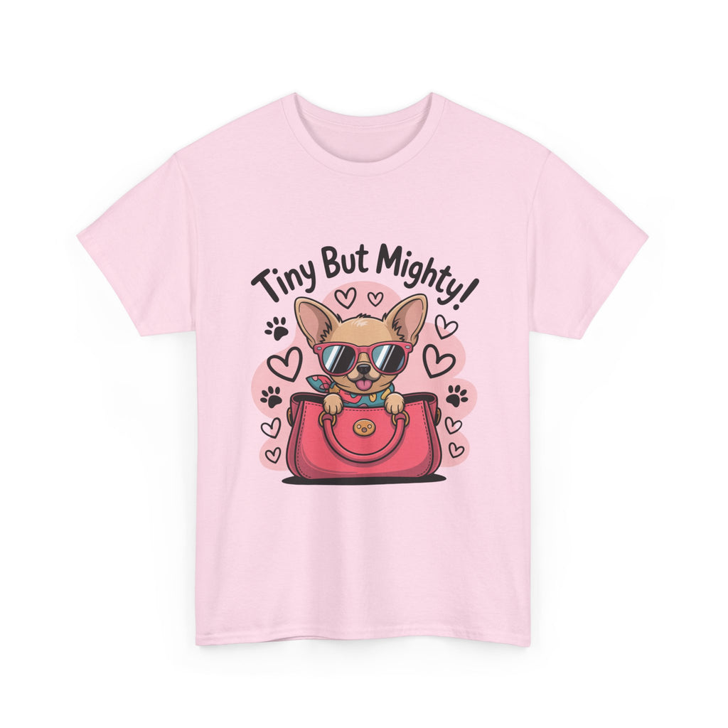 Tiny But Mighty Chihuahua Unisex Heavy Cotton Tee