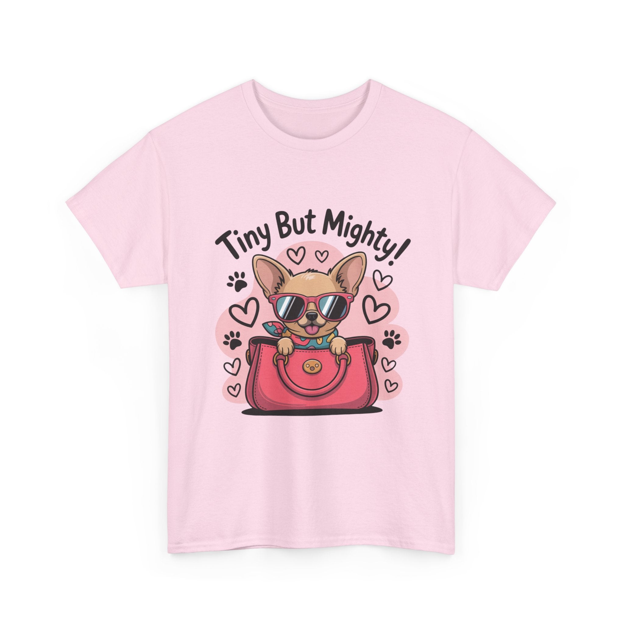 Tiny But Mighty Chihuahua Unisex Heavy Cotton Tee