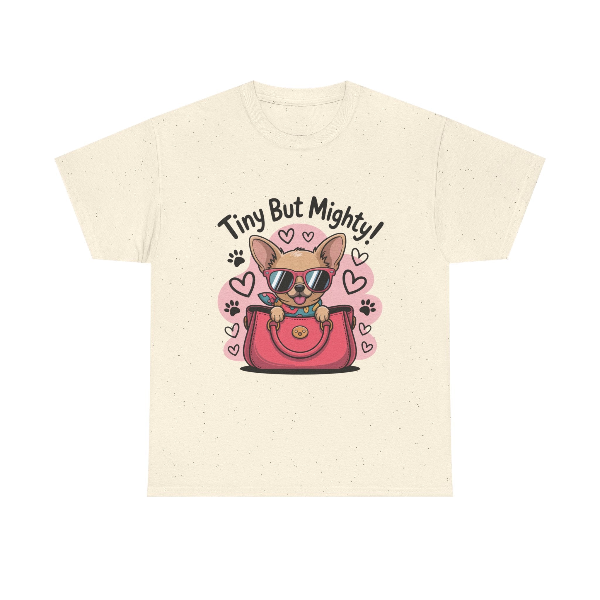 Tiny But Mighty Chihuahua Unisex Heavy Cotton Tee