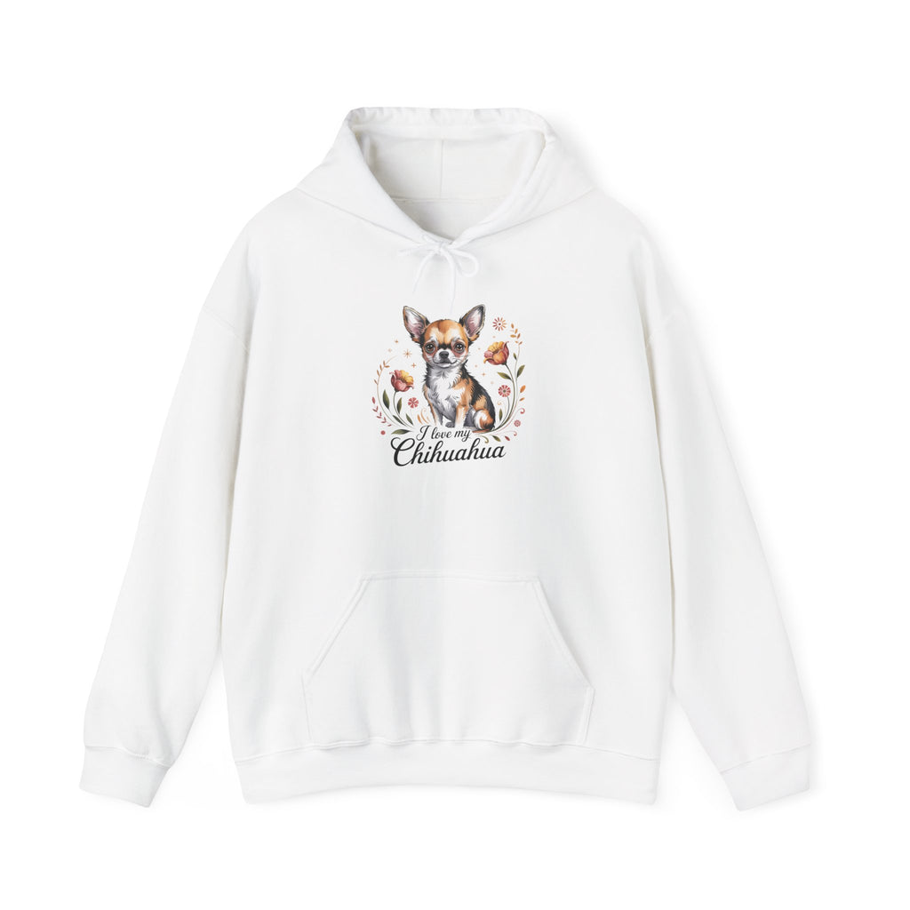 I Love My Chihuahua Hoodie – Cozy Comfort for Dog Lovers
