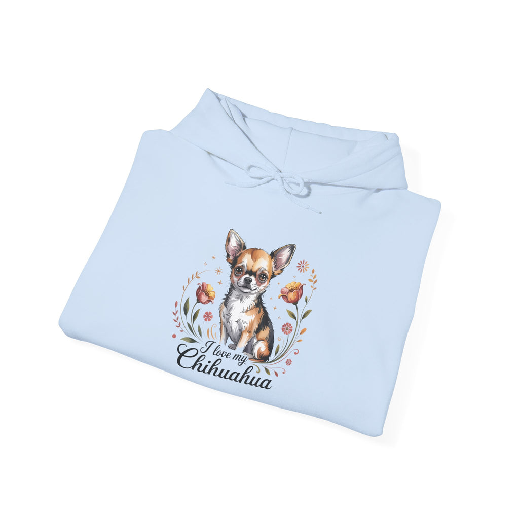 I Love My Chihuahua Hoodie – Cozy Comfort for Dog Lovers