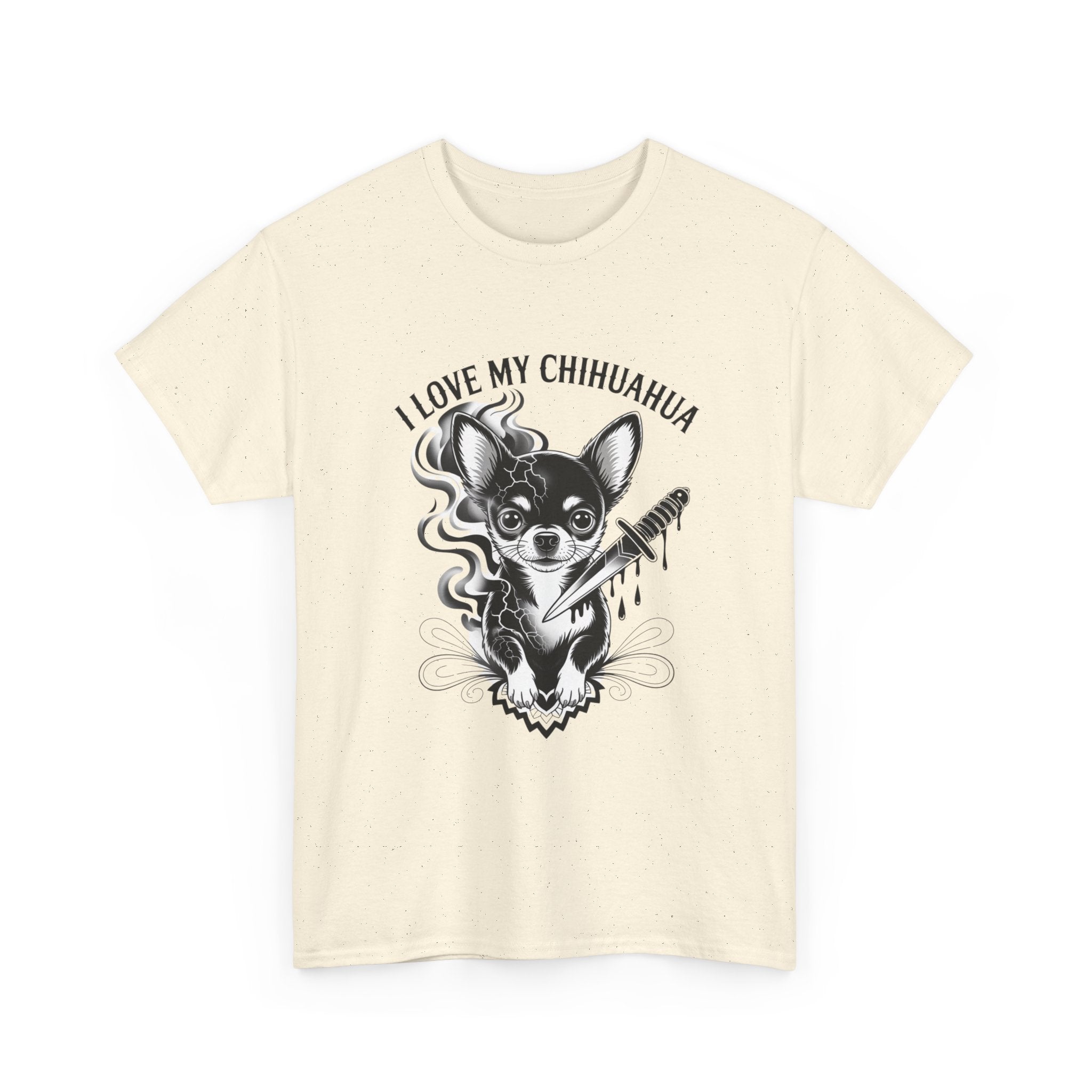 Chihuahua Love Tee, Cute Dog Shirt, Unisex Cotton Tee, Pet Lover Gift, Animal Lover Apparel, Gifts for Dog Owners