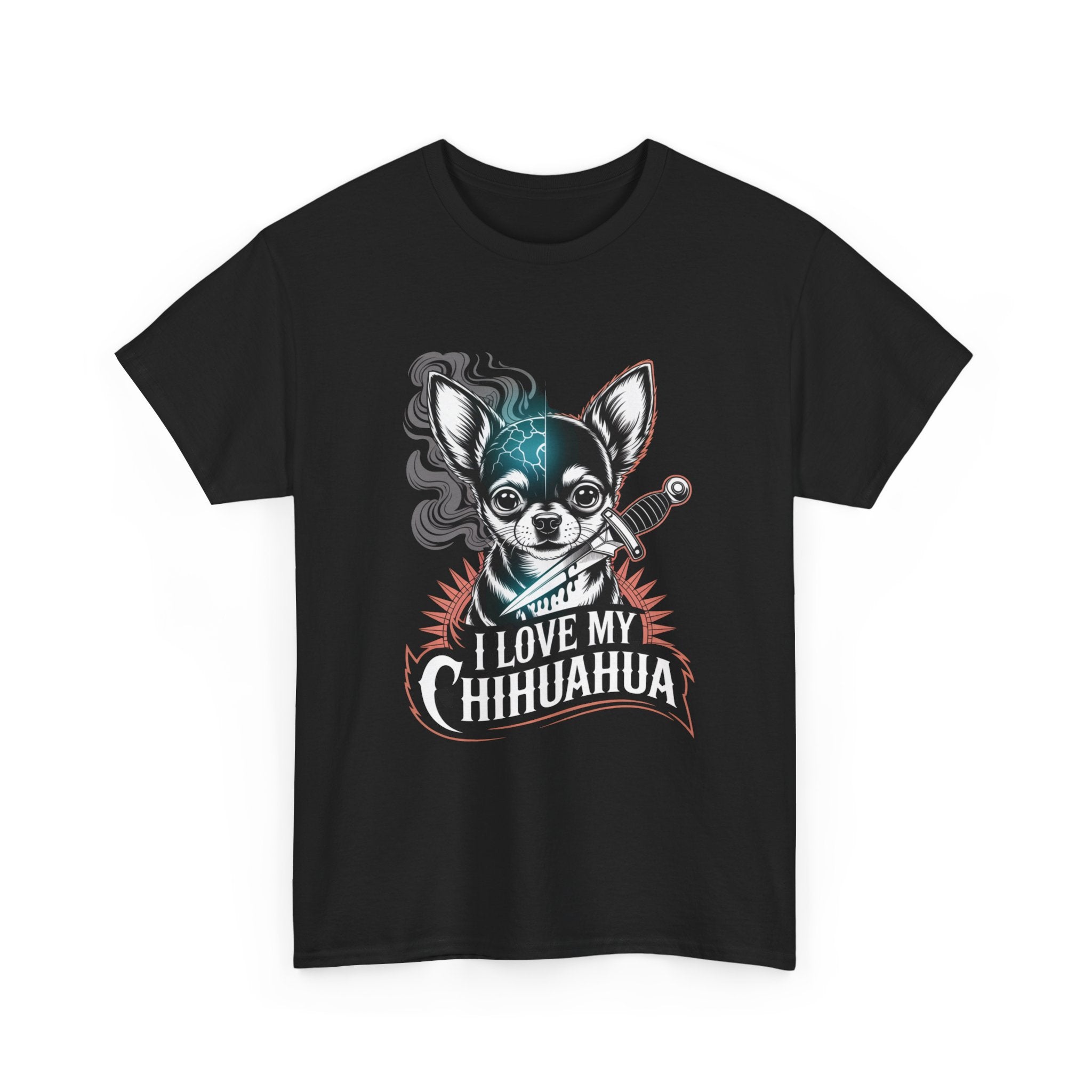 I Love My Chihuahua Unisex Heavy Cotton Tee - Perfect Gift for Dog Lovers, Pet Owners, Chihuahua Enthusiasts, Casual Wear, Dog-Themed [...]