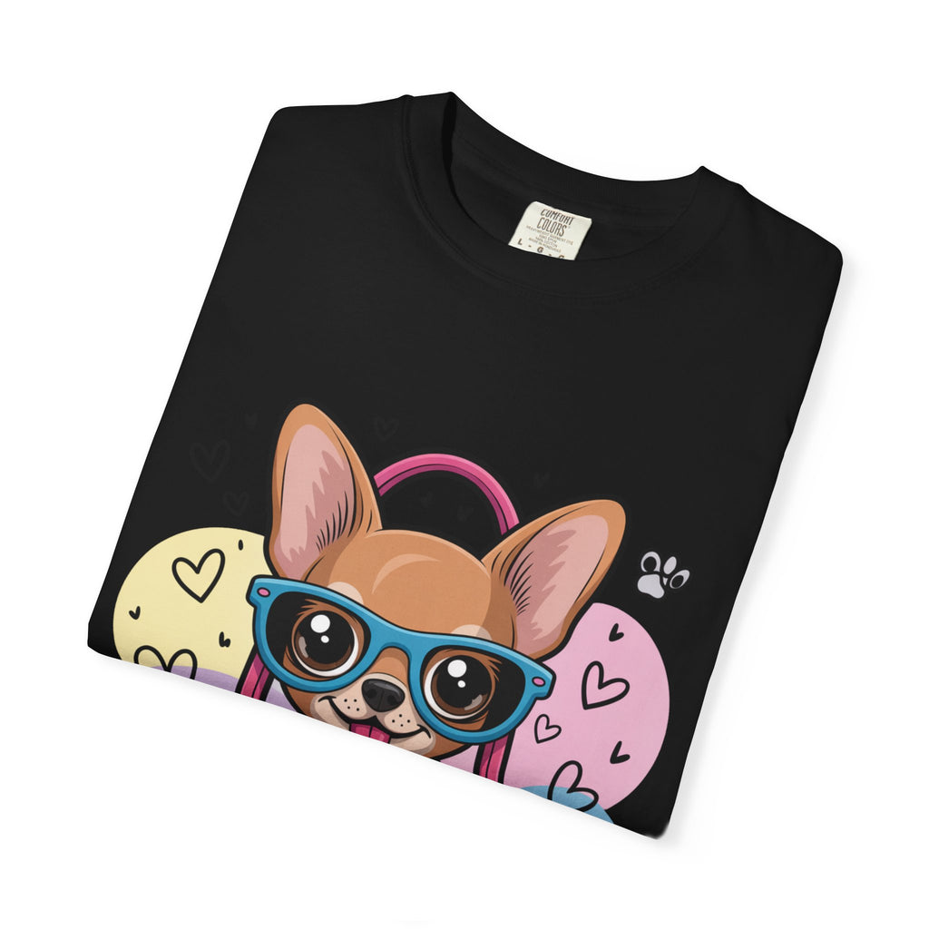 Tiny But Mighty Unisex Garment-Dyed T-shirt Tiny But Mighty! Unisex Garment-Dyed T-shirt, Cute Dog Tee, Pet Lover Gift, Casual Wear, Birthday Gift, Dog Mom Shirt