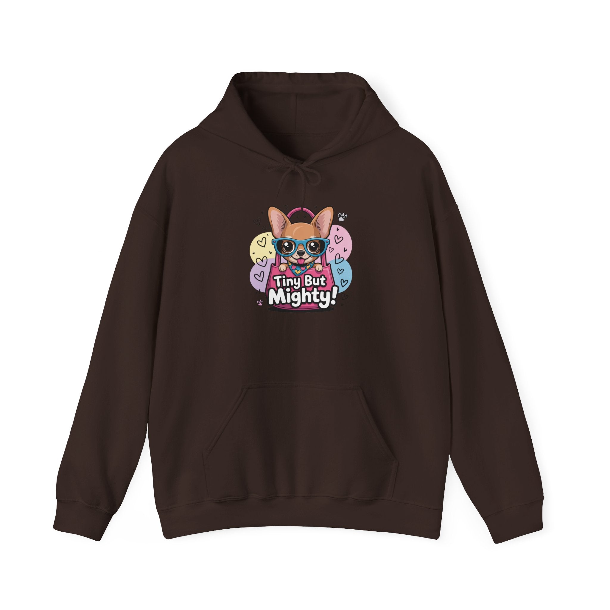 Tiny But Mighty Unisex Heavy Blend™ Hooded Sweatshirt Tiny But Mighty Unisex Hoodie, Cute Pet Lover Gift, Funny Sweatshirt, Dog Lover Apparel, Fun Everyday Wear