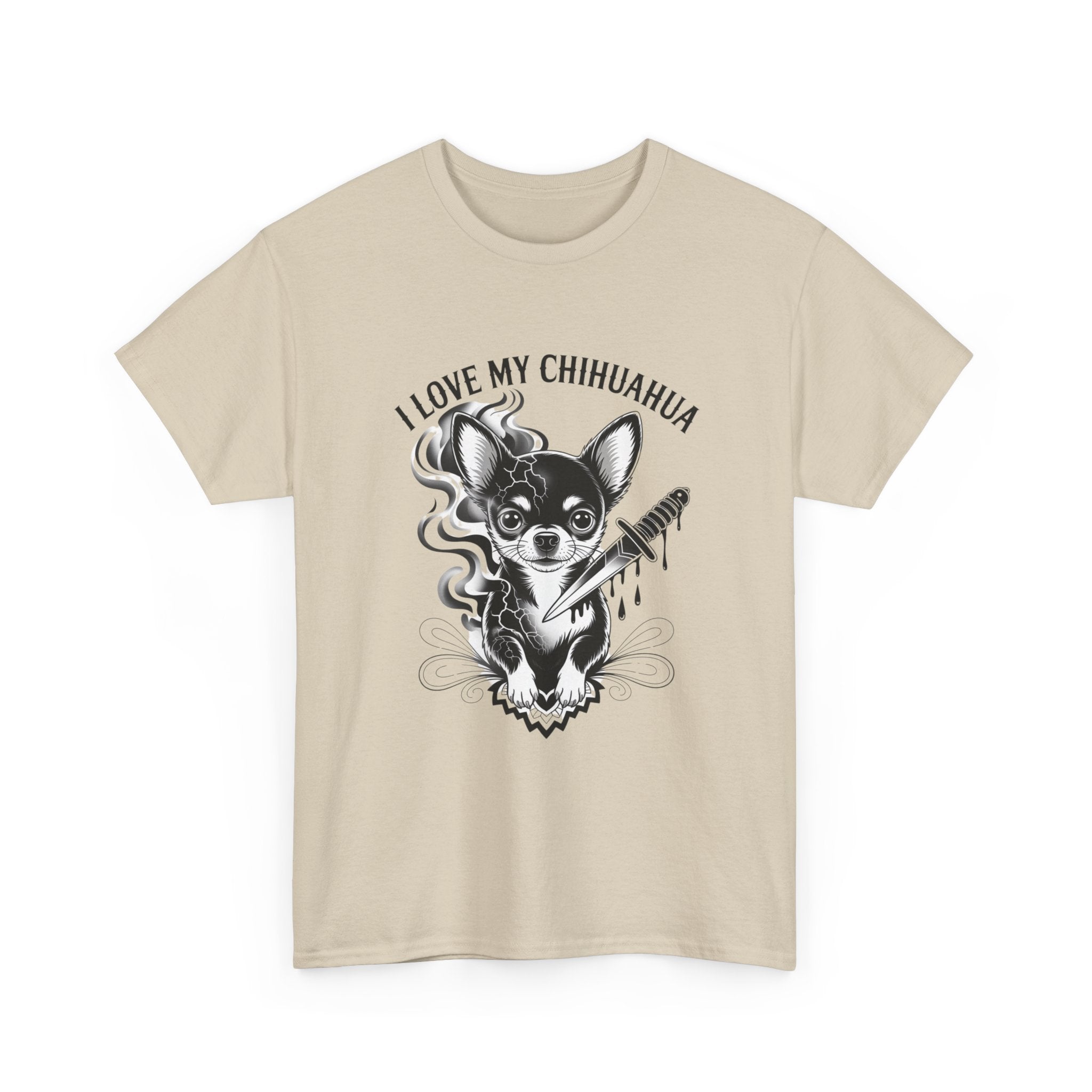 Chihuahua Love Tee, Cute Dog Shirt, Unisex Cotton Tee, Pet Lover Gift, Animal Lover Apparel, Gifts for Dog Owners