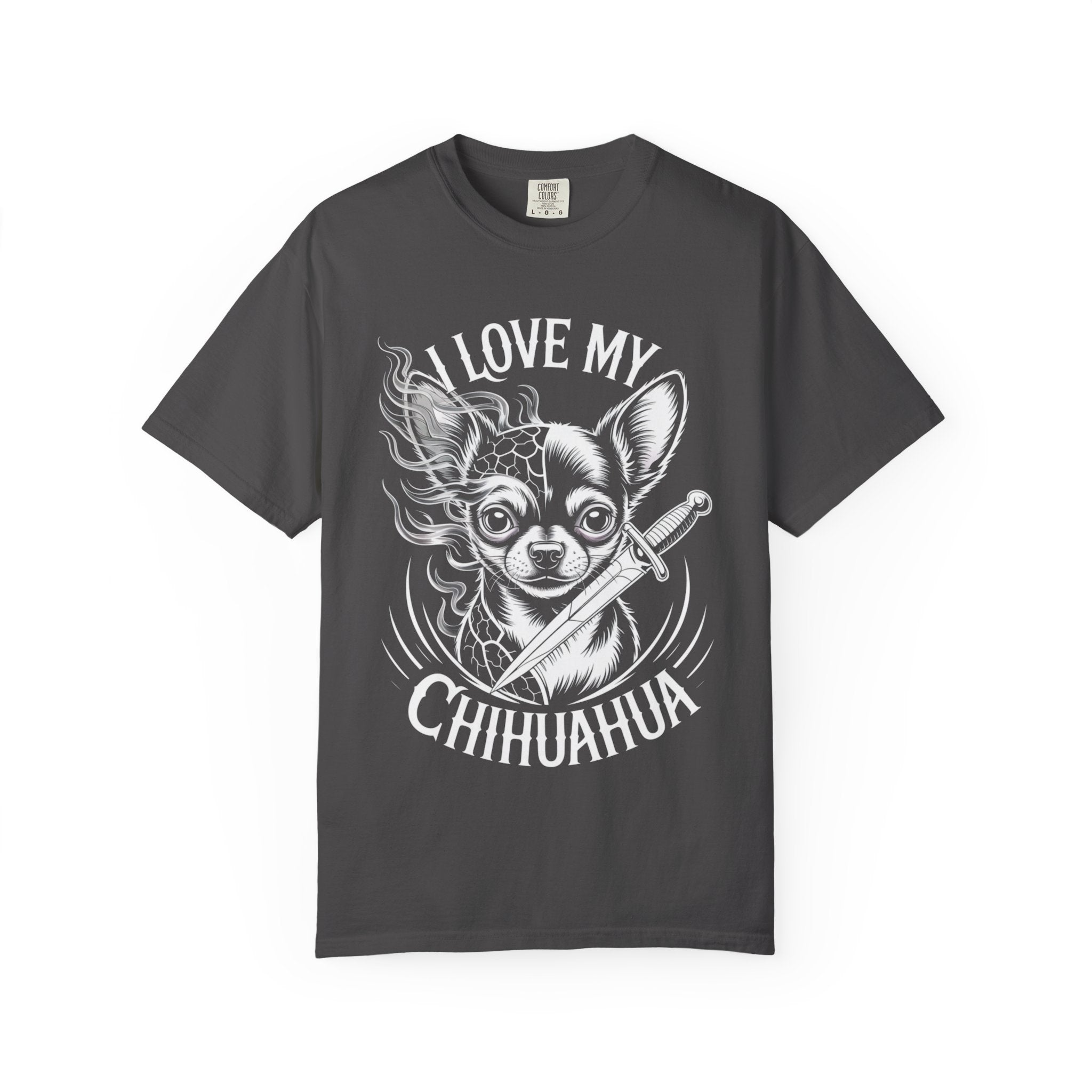 I Love My Chihuahua Unisex Garment-Dyed T-shirt