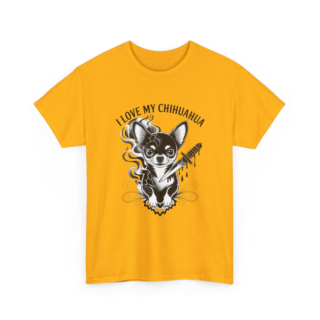 Chihuahua Love Tee, Cute Dog Shirt, Unisex Cotton Tee, Pet Lover Gift, Animal Lover Apparel, Gifts for Dog Owners