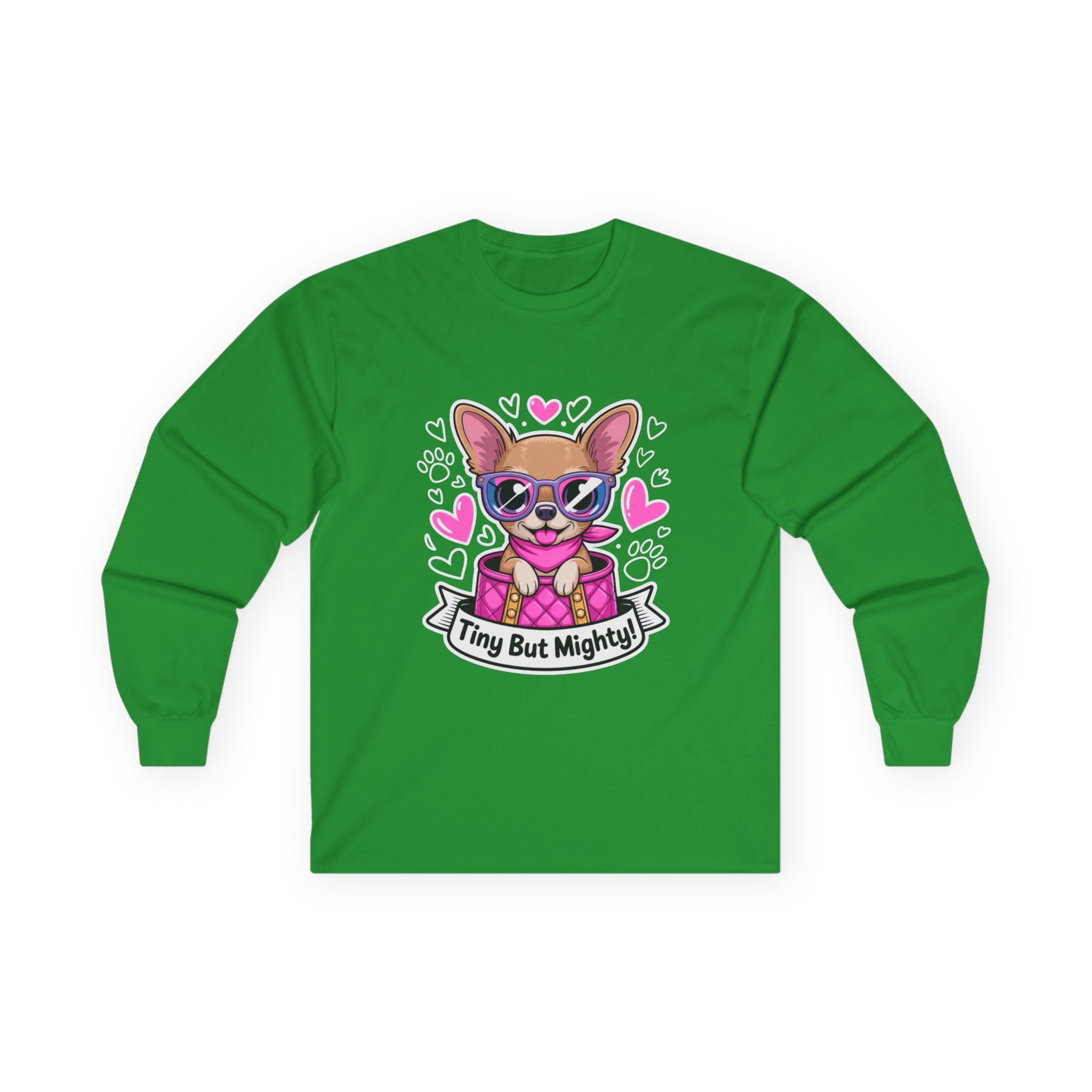 Tiny But Mighty Chihuahua Unisex Ultra Cotton Long Sleeve Tee