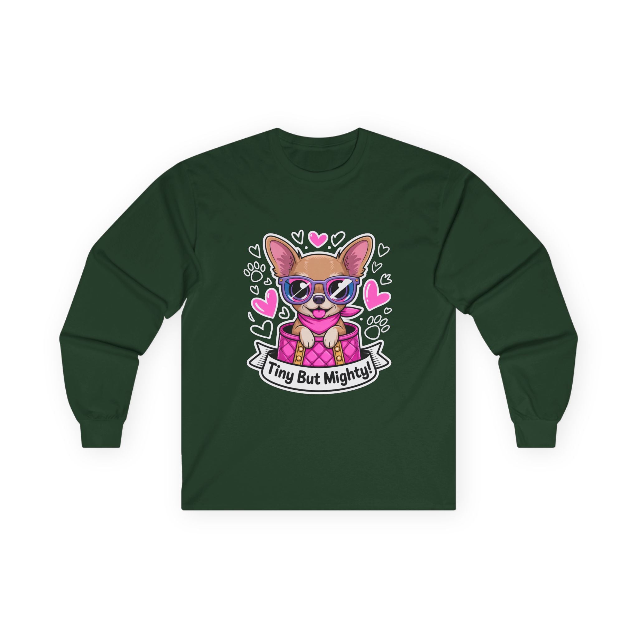 Tiny But Mighty Chihuahua Unisex Ultra Cotton Long Sleeve Tee