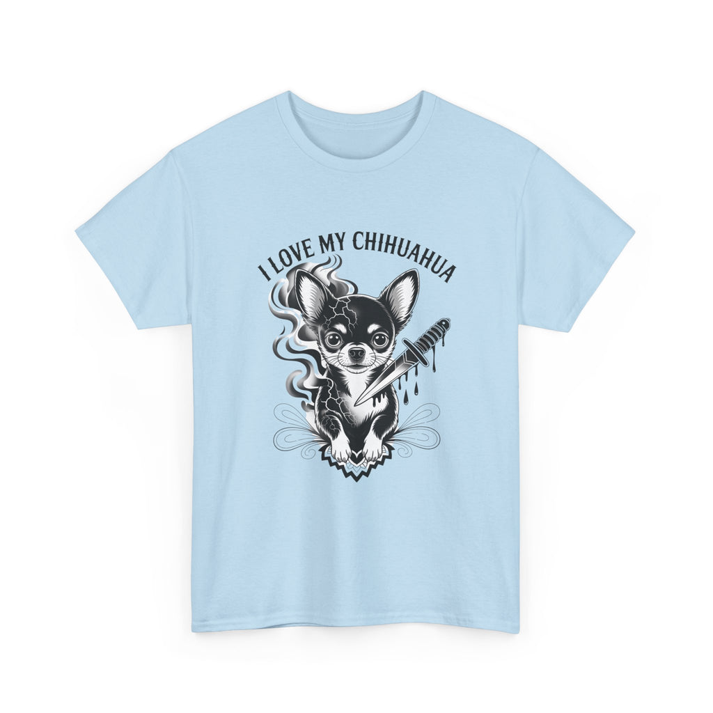 Chihuahua Love Tee, Cute Dog Shirt, Unisex Cotton Tee, Pet Lover Gift, Animal Lover Apparel, Gifts for Dog Owners