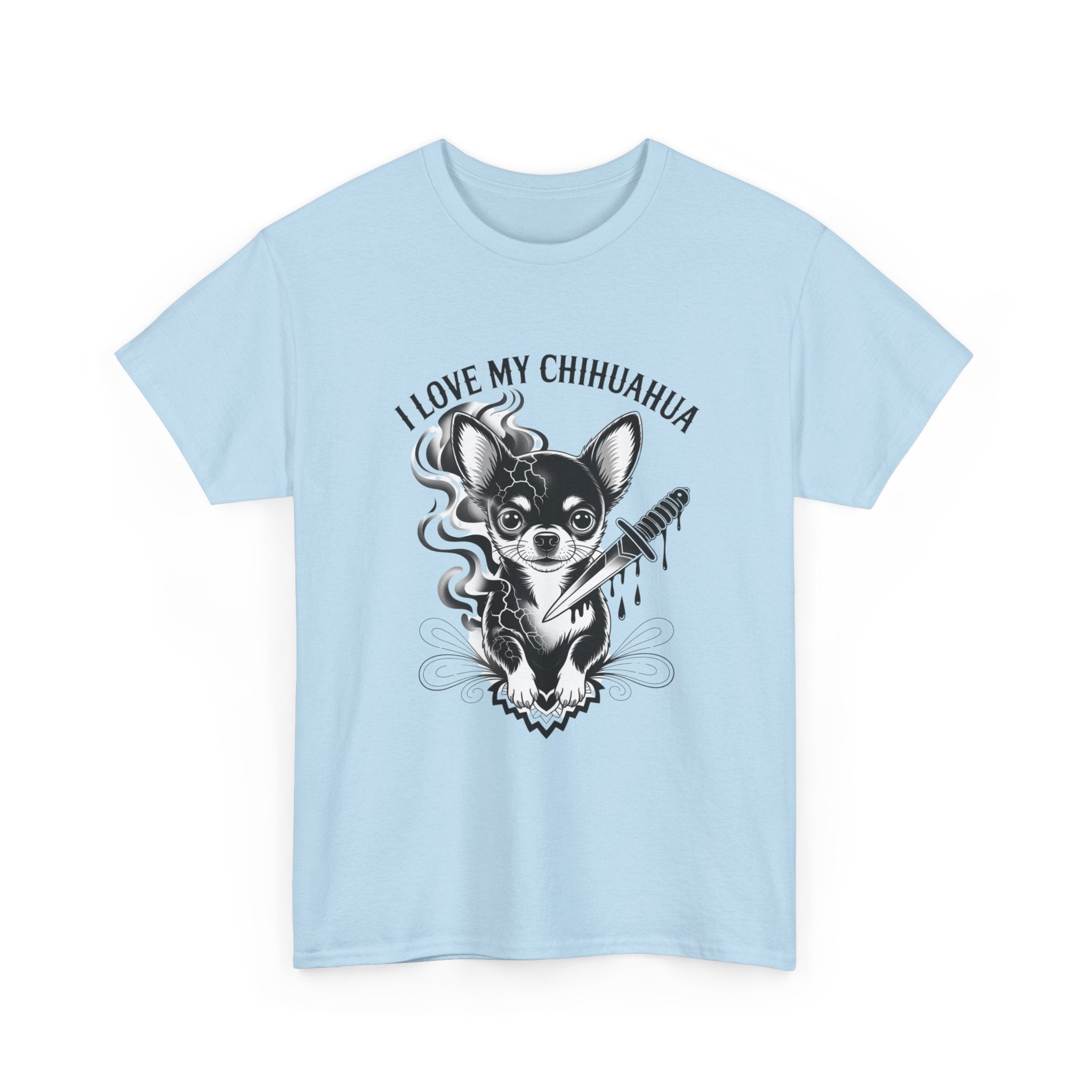 Chihuahua Love Tee, Cute Dog Shirt, Unisex Cotton Tee, Pet Lover Gift, Animal Lover Apparel, Gifts for Dog Owners