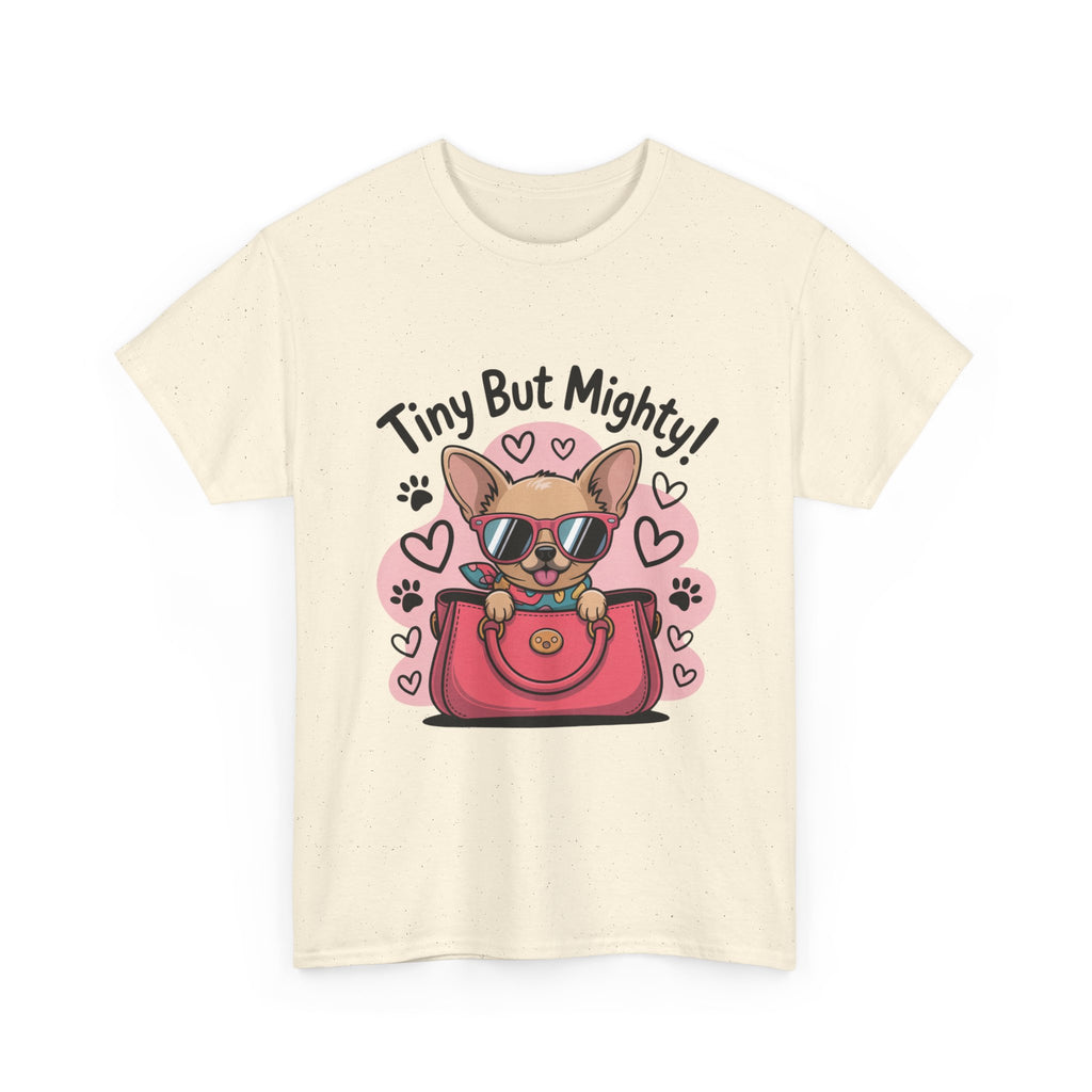 Tiny But Mighty Chihuahua Unisex Heavy Cotton Tee