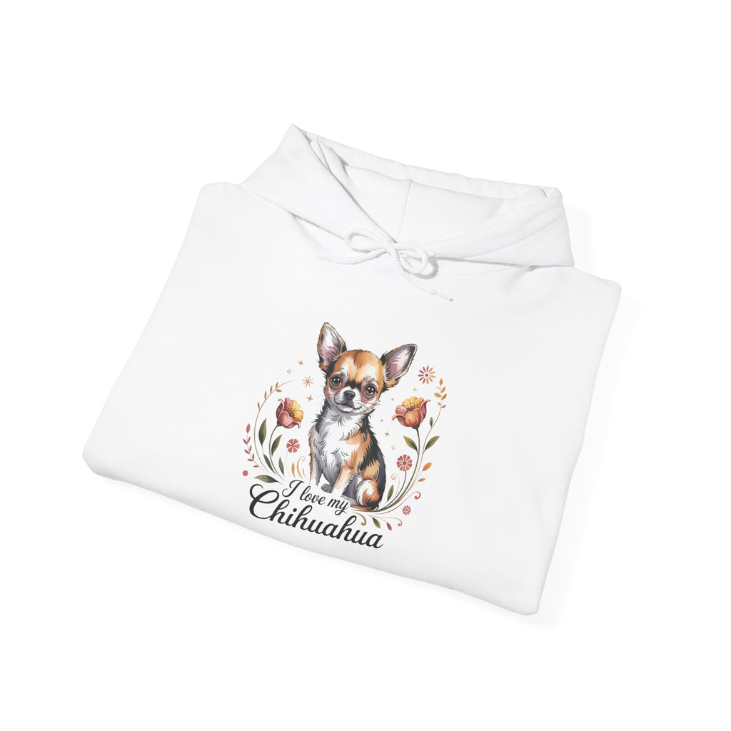I Love My Chihuahua Hoodie – Cozy Comfort for Dog Lovers