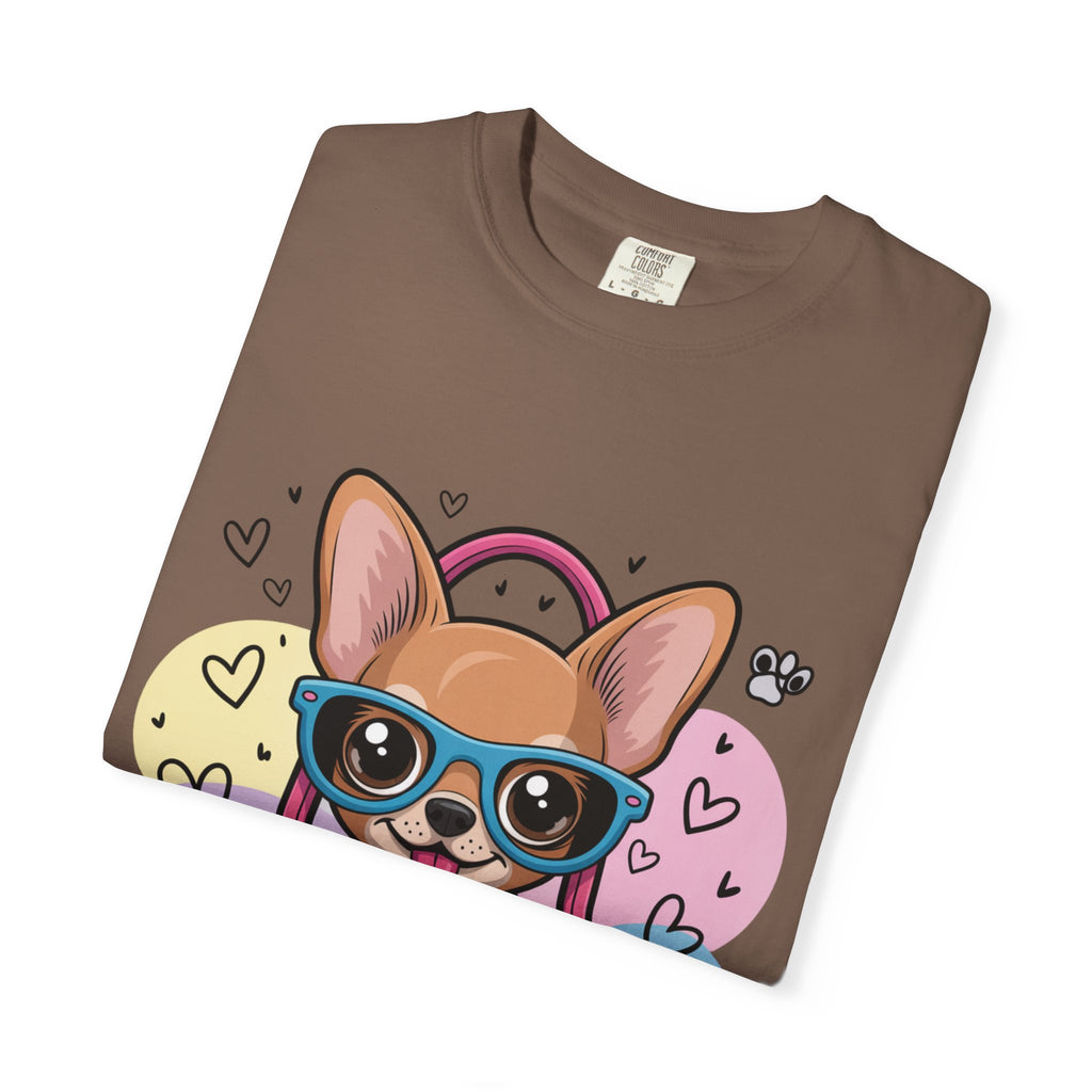 Tiny But Mighty Unisex Garment-Dyed T-shirt Tiny But Mighty! Unisex Garment-Dyed T-shirt, Cute Dog Tee, Pet Lover Gift, Casual Wear, Birthday Gift, Dog Mom Shirt