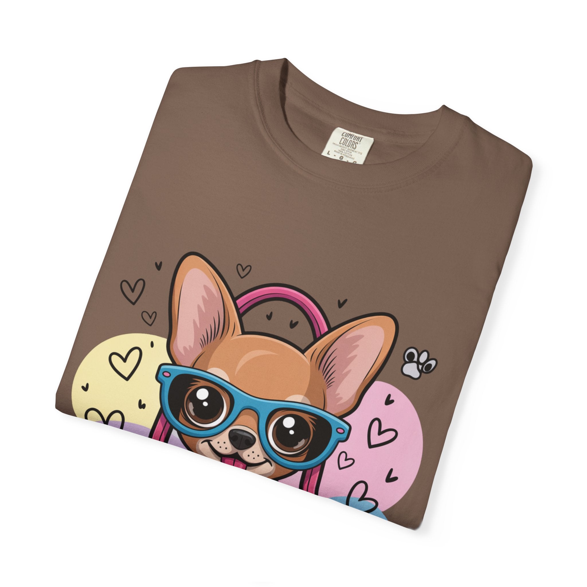 Tiny But Mighty Unisex Garment-Dyed T-shirt Tiny But Mighty! Unisex Garment-Dyed T-shirt, Cute Dog Tee, Pet Lover Gift, Casual Wear, Birthday Gift, Dog Mom Shirt