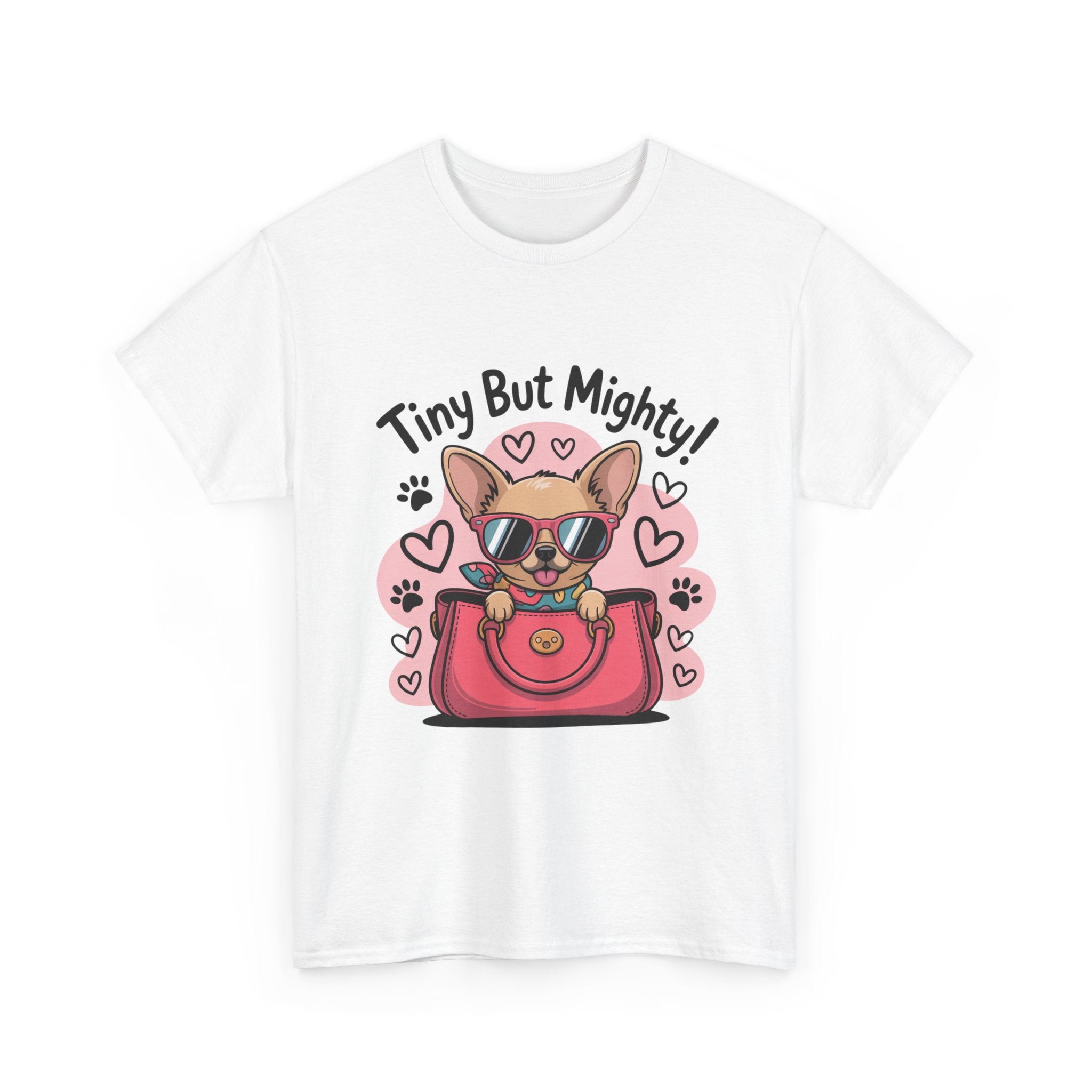 Tiny But Mighty Chihuahua Unisex Heavy Cotton Tee