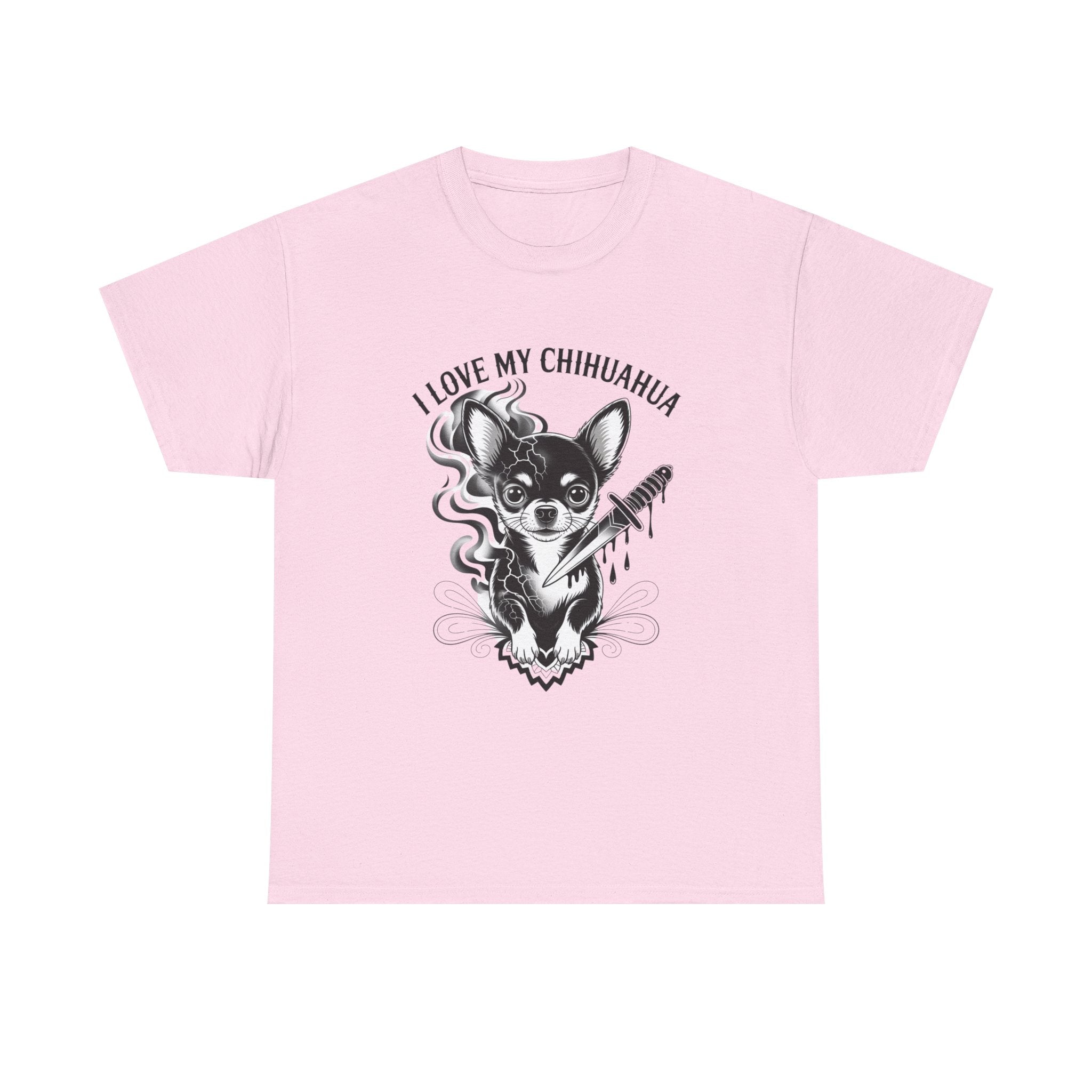 Chihuahua Love Tee, Cute Dog Shirt, Unisex Cotton Tee, Pet Lover Gift, Animal Lover Apparel, Gifts for Dog Owners