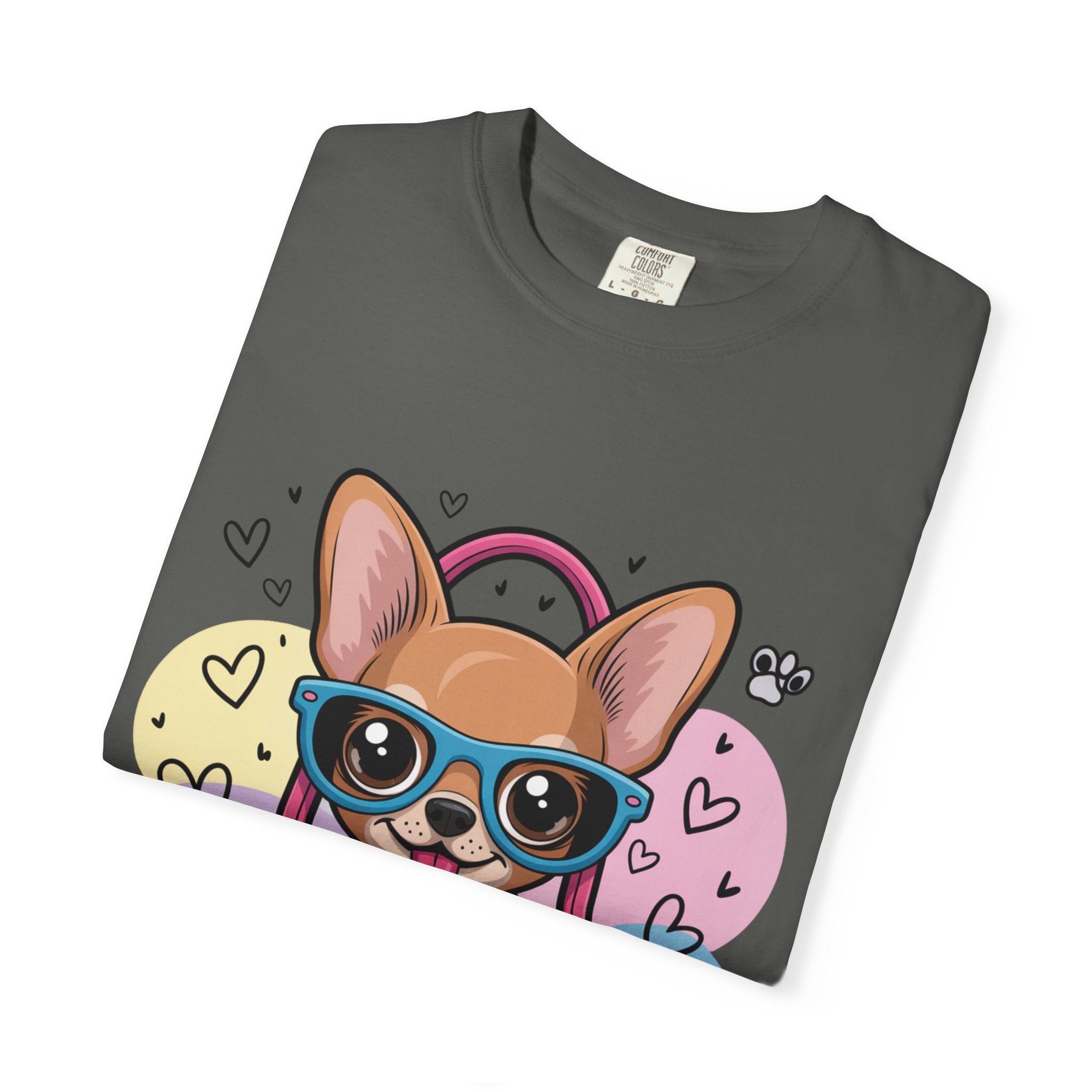 Tiny But Mighty Unisex Garment-Dyed T-shirt Tiny But Mighty! Unisex Garment-Dyed T-shirt, Cute Dog Tee, Pet Lover Gift, Casual Wear, Birthday Gift, Dog Mom Shirt