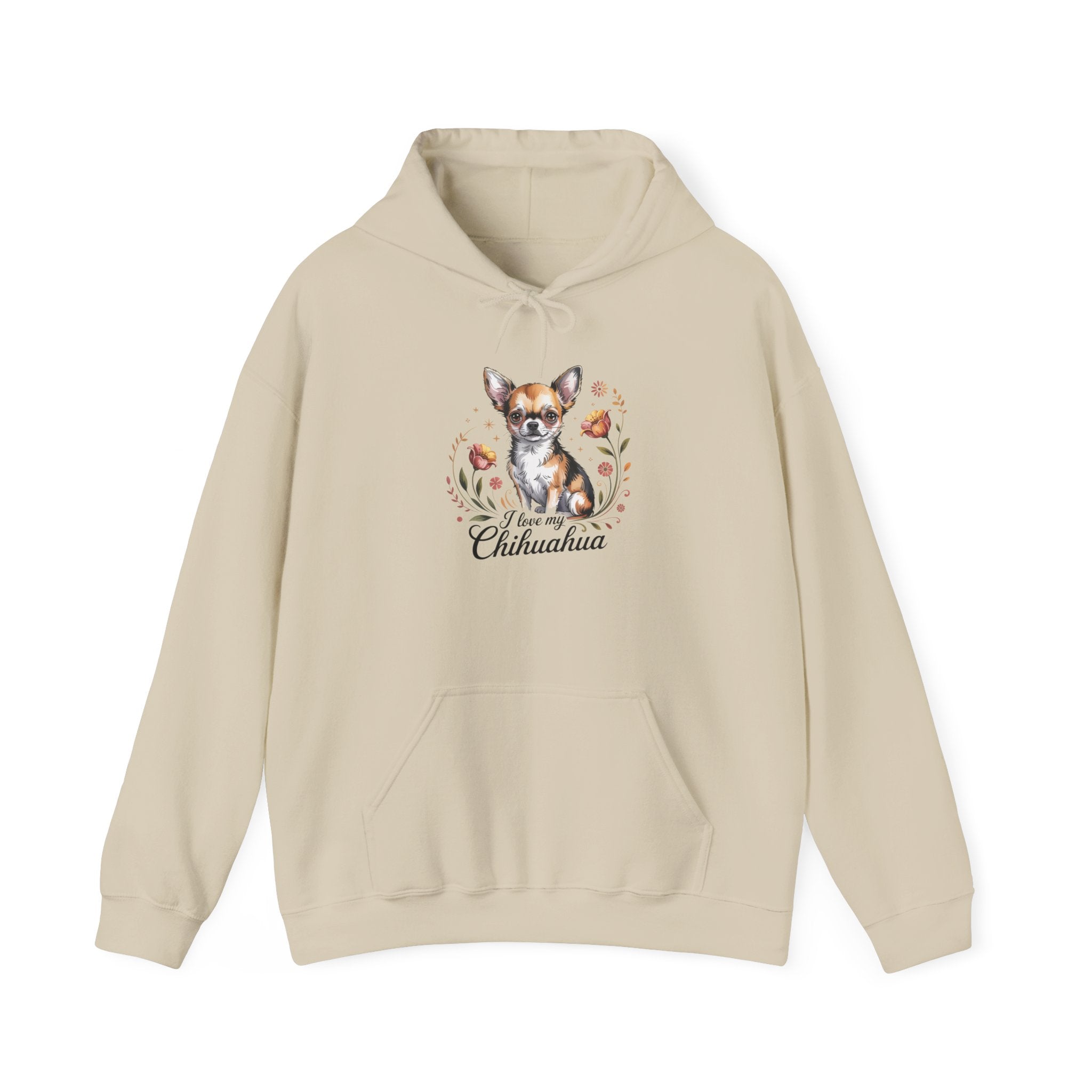I Love My Chihuahua Hoodie – Cozy Comfort for Dog Lovers